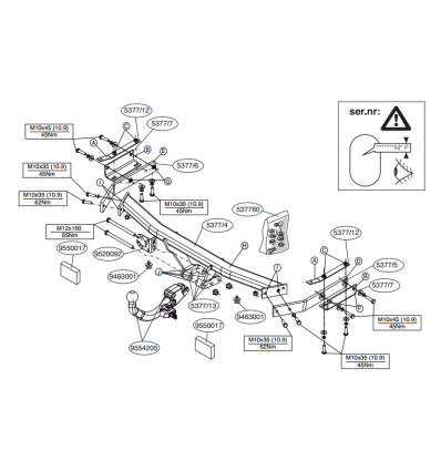 Фаркоп на Nissan Juke 537700