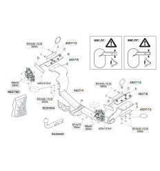 Фаркоп на Nissan X-Trail 493700