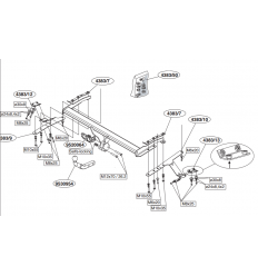 Фаркоп на Toyota Avensis 438300