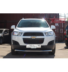 Защита переднего бампера труба на Chevrolet Captiva CCAP.48.1511
