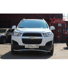 Защита переднего бампера труба на Chevrolet Captiva CCAP.48.1513
