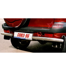 Защита задняя "уголки" на Chevrolet Niva CN03.76.0006