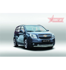 Защита переднего бампера "труба" овальная на Chevrolet Orlando CHOR.48.1587