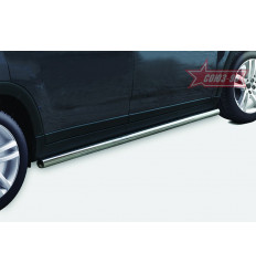 Пороги труба на Chevrolet Orlando CHOR.80.1588