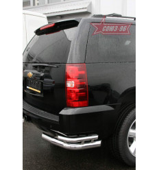 Защита заднего бампера "уголки" на Chevrolet Tahoe CHTH.76.0710