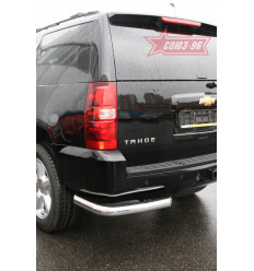 Защита заднего бампера "уголки" на Chevrolet Tahoe CHTH.76.0711