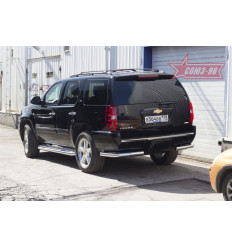 Защита заднего бампера "уголки" на Chevrolet Tahoe CHTH.76.1415