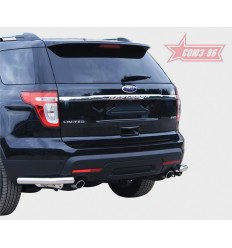 Защита заднего бампера "уголки" на Ford Explorer FEXP.76.1313