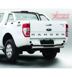 Защита задняя "ступень" на Ford Randger FRAN.77.1769