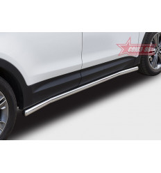 Пороги труба на Hyundai Grand Santa Fe HGSF.80.1803