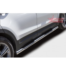 Пороги с проступями на Hyundai Grand Santa Fe HGSF.81.1804