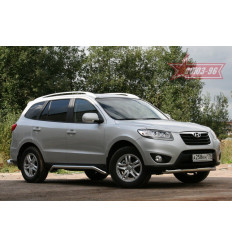 Защита переднего бампера труба на Hyundai Santa Fe HYSF.48.1145