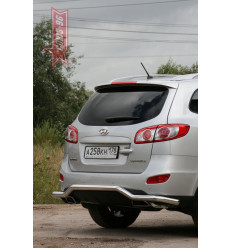 Защита заднего бампера "волна" на Hyundai Santa Fe HYSF.75.1156