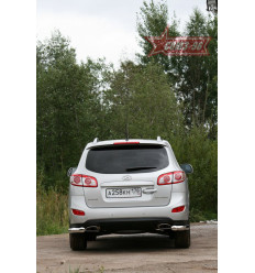 Защита заднего "уголки" на Hyundai Santa Fe HYSF.76.1154