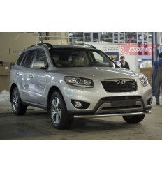 Защита переднего бампера труба на Hyundai Santa Fe HYSF.48.1430