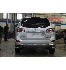 Защита задняя на Hyundai Santa Fe HYSF.75.1433