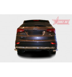 Защита задняя на Hyundai Santa Fe HYSF.75.1625