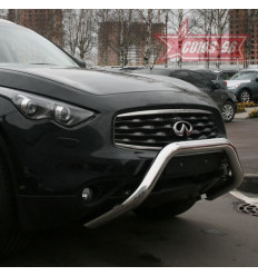 Решетка передняя мини на Infiniti QX70 INFX.56.0746