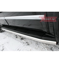 Пороги труба на Infiniti QX56 INFQ.80.0105