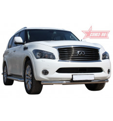 Защита переднего бампера труба на Infiniti QX80 INQX.48.1267