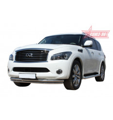 Защита переднего бампера  труба на Infiniti QX80 INQX.48.1270