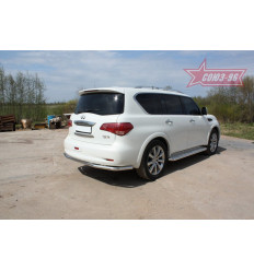 Защита заднего бампера на Infiniti QX80 INQX.75.1281