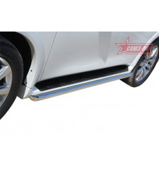 Защита штатных порогов на Infiniti QX80 INQX.86.1275
