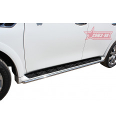 Защита штатных порогов на Infiniti QX80 INQX.86.1276