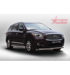 Защита переднего бампера труба на Infiniti QX60 IQX6.48.5194