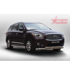 Защита переднего бампера  труба на Infiniti QX60 IQX6.48.5195