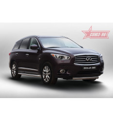 Защита переднего бампера труба на Infiniti QX60 IQX6.48.5197