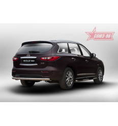 Защита заднего бампера труба на Infiniti QX60 IQX6.75.5203