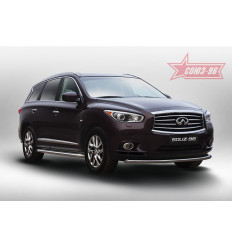 Защита переднего бампера труба на Infiniti QX60 IQX6.48.5193