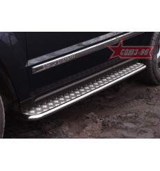 Пороги с листом на Jeep Grand Cherokee JEEP.82.0283