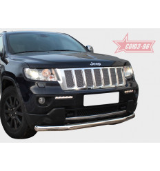 Защита переднего бампера труба на Jeep Grand Cherokee JEEP.48.1362