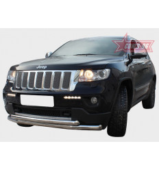 Защита переднего бампера труба на Jeep Grand Cherokee JEEP.48.1364