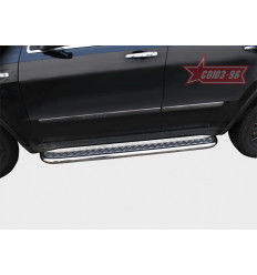 Пороги с листом на Jeep Grand Cherokee JEEP.82.1365