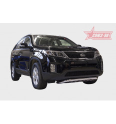 Защита переднего бампера труба на Kia Sorento KSOR.45.1637