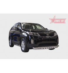 Защита переднего бампера труба на Kia Sorento KSOR.45.1638