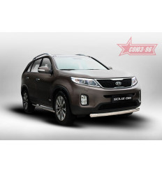 Защита переднего бампера труба на Kia Sorento KSOR.48.1654