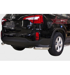 Защита задняя "уголки" на Kia Sorento KSOR.76.1649