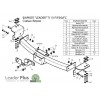 Фаркоп улучшенный на Toyota Land Cruiser Prado 150,120 T113-F(N)