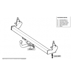 Фаркоп на Toyota RAV 4 214300