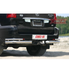 Защита задняя "уголки" на Lexus GX 470 LEXG.76.0077