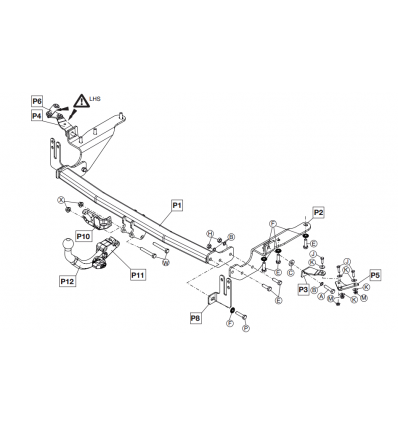 Фаркоп на Toyota RAV 4 475400