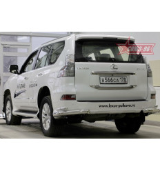 Защита задняя "уголки" на Lexus GX 460 GX46.76.1935