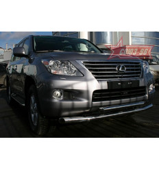 Защита переднего бампера на Lexus LX 570 LX57.48.0627