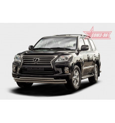 Защита переднего бампера на Lexus LX 570 LX57.48.1472