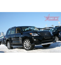 Защита переднего бампера на Lexus LX 570 LX57.48.1229