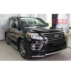 Защита переднего бампера труба на Lexus LX 570 LX57.48.5005